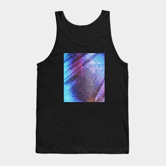 Colorful neon galaxy abstract Tank Top by KINGShut